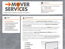 Tablet Screenshot of moverservices.it